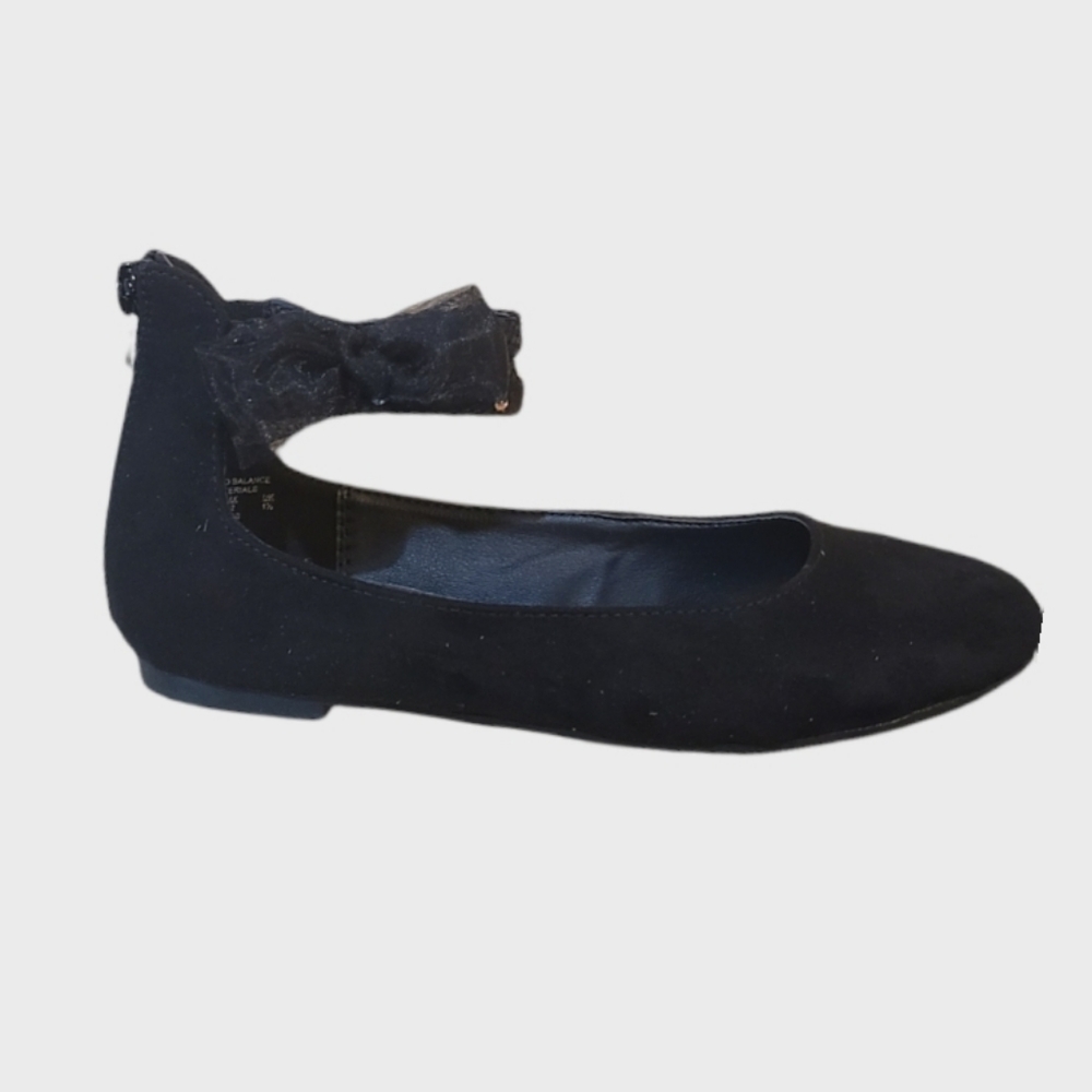 New Simply Styled YG Nikki Ballet Flats Dress Shoes Suede Zip